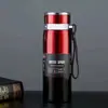 Correa de Honda Portátil Negocios Deportes Botella de Agua Termo de Acero Inoxidable 316 Taza de Agua al Vacío de Gran Capacidad Fabricante Venta al por Mayor