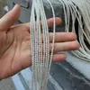 Mini Contas Naturais de Água Doce, 2-3mm, Brilho Forte, Formato Quase Redondo, Contas de Bebê, Corrente Lisa, DIY, Aproximadamente 39cm de Comprimento, Cerca de 130 Peças