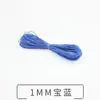 AliExpress Linha encerada de três fios 1mm Taiwan cor branca linha encerada ecológica 30 cores 10 metros por rolo