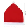 Decorações de Natal transfronteiriças, capas de cadeira com capuz, capas de banquinho de pelúcia de alta qualidade, capas de cadeira para decoração de festa, decoração de casa