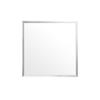 Panel de luz LED de 600 x 600, luz de techo integrada, luz directa, empotrada, para oficina, panel plano de aluminio con refuerzo.