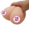 Comércio exterior masculino clipe de peito duplo Yin grande peito bunda Yin quadril molde reverso furo duplo adulto sexy ventilação dispositivo de masturbação de mama