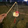 Caos Navideño Chao Shan Linterna Pequeña Portátil de Bambú Bolsa de Materiales Hecha a Mano para Bricolaje Puesto de Linternas Antiguas Decoración para Colgar