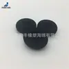 Micrófono de producción cubierta de algodón para micrófono a prueba de viento cubierta de esponja cubierta para micrófono de auriculares de alta densidad cubierta para micrófono montado en la cabeza