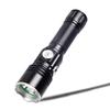 Linterna USB púrpura multifunción de luz fuerte de largo alcance con carga y linterna magnética de cola XML-T6