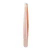 Pinzas para Cejas de Acero Inoxidable, Pinzas para Extensiones de Pestañas, Pinzas Portátiles para Depilación, Herramientas de Belleza, Pinzas para Dar Forma a las Cejas, Personalizables