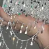 Cadena de borla estilo antiguo DIY con pedrería, materiales para hacer borlas de pasador Hanfu, collar hecho a mano, pulsera y cadena a juego.