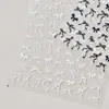 Adesivos Finos e Resistentes para Unhas, Adesivos de Unha Retrô Populares Fábrica Atacado Estilo Japonês Laço Rosa 4057