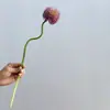 Flores Artificiales y Plantas Verdes, Flores de Cebolla Falsas, Minimalista Moderno para Sala de Estar, Accesorios de Boda, Arreglos Florales
