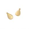Anillo Redondo Doble Colgante de Cobre 14K Soporte Vacío para Cara Anillo Vacío con Forma de Gota Ovalada Soporte de Anillo Vacío Material para Joyería de Anillo Hecho a Mano DIY