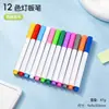 Set de Marcadores Blancos de 8 Colores Fáciles de Borrar para Dibujo y Garabatos en Preescolar, Plumas de Colores Lavables para Maestros, Marcadores para Pizarra Negra