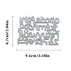 Troquel de corte serie letras de acero al carbono para repujado Troquel Troquel Troquel casero DIY Troquel de corte manual