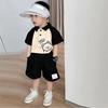 Polo de Solapa para Niño 2025 Manga Corta Verano Nuevo Moda Infantil y Guapo Polo de Solapa Top