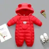 Ropa de otoño e invierno para bebé, mameluco para recién nacido, ropa para niños y niñas, abrigo grueso y cálido para bebé, ropa para llevar, traje cálido de invierno