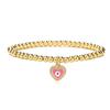 Pulsera de cuentas de cobre con forma de ojo de diablo de Aogu, estilo transfronterizo de Amazon, con personalidad femenina de nicho, con gotas de aceite, nueva