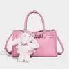 Bolsa de Gran Capacidad para Mujer 2026 Nueva Moda Diseño de Nicho Bolso de Hombro Cruzado Bolso de Mano Estilo Coreano Bolso Kelly Platino