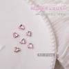 Accesorios populares para uñas Diamante K9 puntiagudo polvo flor de cerezo rosa súper brillante corazón torcido huevo de paloma rectangular diamante para pegar en uñas al por mayor