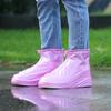 Capa de sapato de chuva para adultos Equitação ao ar livre Viagem masculina e feminina Capa de sapato de água à prova de chuva à prova de chuva Tubo médio para dia chuvoso Capa de botas de chuva antiderrapante resistente ao desgaste