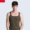 Colete Masculino Puro Algodão Estilo Coreano Hurdle Esportes Colete Verão Sling Moderno Colete Elástico de Suor para Homens Processamento e Produção