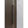 Nova Maçaneta de Vidro Bronze Antigo Estilo Chinês para Portas de Quartos Privados de Hotel, Salões de Banquetes e Lojas, Maçaneta de Porta de Madeira Maciça de Abertura Dupla com Design Patenteado