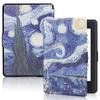 Estojo Protetor Adequado para Kindle Versão de Entrada 2016 558 Estojo Protetor Pintado com Padrão de Seda Estojo de Couro Migu X