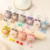 Colgante de llavero pequeño de lana transfronterizo, decoración para bolso, accesorio pequeño lindo y suave, regalo pequeño, mercancía de puesto