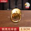 Puxador Anel de Puxar em Cobre Puro Estilo Antigo Chinês Furo Único Simples Puxador de Cobre Porta de Armário Gaveta de Armário Anel de Puxar Todo em Cobre Puxador Retrô