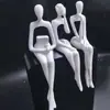 Brinquedos Impressos em 3D 3 Peças Estátuas de Figuras Abstratas Artesanato Decoração de Casa Interna Ornamentos Simples para Mesa