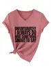 Desafortunadamente, siempre compro en Amazon, Ebay y sitios web independientes para camisetas casuales de manga corta con cuello en V para mujer.