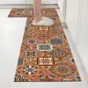 Tapetes de Cocina de Terciopelo de Cristal, Antideslizantes, Resistentes al Aceite, Absorbentes de Agua, Resistentes a la Suciedad Doméstica, No Requieren Lavado, Alfombras Limpiables con Trapo, Antimanchas, Se Pueden Cortar a la Medida