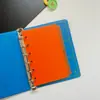 Página Divisória Laranja para Folhas Soltas, Núcleo de Reposição para Folhas Soltas de Classificação de Dados A7, Núcleo de Reposição para Folhas Soltas de 6 Páginas.