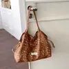 Bolso Retro Simple Estampado de Leopardo para Mujer 2026 Nueva Moda Popular Bolso de Hombro Casual Gran Capacidad Bolso Tote para el Trabajo
