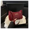 Moderna Lazo 2026 Nuevo Estilo Coreano Tendencia Texturizada Elegante Bolso Baguette para Viajes Cotidianos Hombro Debajo del Brazo para Mujeres