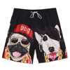 Pantalones de Playa para Hombre Secado Rápido Sueltos Dibujos Animados 3D Talla Grande Pantalones de Playa Ropa de Pareja Pantalones Cortos Estampados de Cinco Puntos Venta Directa de Fábrica