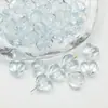 Accesorios de Materiales para Manualidades de Cuentas Colgante de Cadena para Teléfono Móvil de Acrílico con Agujero Recto de Corazón Transparente Accesorios Colgante de Collar de Corazón de Melocotón