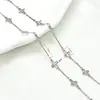Cadenas de carillón de viento con cuentas mixtas, cadenas de varilla plana, pedrería, perlas, mariposas, estrellas, cadenas de borlas, cadenas colgantes, accesorios de bricolaje