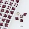 Rinestones de Espalda Puntiaguda Dongzhou Square para Uñas 5*5, Rinestones Brillantes Cuadrados de Princesa Dongzhou de Alta Calidad Decoración para Uñas DIY Rinestones al por Mayor