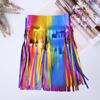 Cortina de Lluvia Banner 30*300cm 2.3 Seda Macarrón Gradiente Colorido Cinta de Borla Decoración de Fiesta Transfronterizo