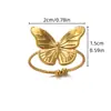 Colección de Anillos de Acero de Titanio Transfronteriza, Diseño de Nicho, Anillos de Alta Gama para Mujer, Anillos Ligeros de Lujo para el Dedo Índice, Joyería de Acero Inoxidable al por Mayor