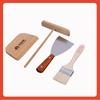 Ferramentas para Fazer Panquecas em Casa: Ancinho de Bambu, Chapa Elétrica, Tábua Raspadora de Panqueca Multigrãos, Libélula de Bambu Frango