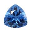 Huagang Gema Triángulo Gordo 119# Azul Gema de Cristal Afilada Piedra Desnuda Anillos Artificial Triángulo Gordo Azul Claro Cuentas Dispersas