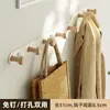Perchero de pared para dormitorio, instalación sin taladro, gancho para puerta de entrada, colgador de ropa, montado en la pared, gancho para ropa detrás de la puerta