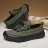 Zapatos de Algodón Cálidos de Talla Grande para Exteriores, Nuevo Modelo de Invierno para Parejas, Botas de Nieve Casuales Forradas de Felpa, Zapatos Antideslizantes para Personas Mayores, Zapatos de Pie Ancho para Hombre