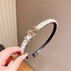 Bonito coelho headband menina dos desenhos animados headband acessórios para o cabelo grampo de cabelo antiderrapante cabelo esmagado não machuca o cabelo