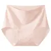 Calcinha Feminina de Cintura Alta, Algodão Puro 10A Antibacteriana, Gancho Estendido, Sem Costura, Estampa Floral, Classe A, Novo Estilo, Controle de Barriga, Calcinha de Menina