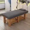 Cama de belleza de madera maciza para masaje y terapia, fisioterapia integrada multifuncional de medicina china y tratamiento corporal, cama especializada para salones de belleza y terapia ósea