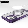 Adequado para Iphone16Pro Max Capa de Celular Magnética com Pintura Metálica e Sensação de Pele Apple 16 Suporte Quadrado Inclinado Capa para Celular