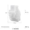 Molde para gotas de pegamento de cristal DIY animal tridimensional de silicona espejo oso geométrico Gato Queso Unicornio ciervo de Navidad molde