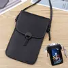 Nueva Mini Bolsa para Teléfono Móvil para Mujer, Bolsa Transparente con Pantalla Táctil, Bolso de Hombro Moderno Estilo Coreano, Bolso Cruzado para Mujer, Venta al por Mayor desde el Fabricante