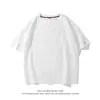 Camiseta Casual de Manga Corta para Hombre Nueva de Verano 2025 Moda Suelta Talla Grande Cuello Redondo Algodón Lino Camiseta Juvenil Top para Hombre